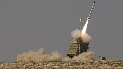 حمله موشکی حزب‌الله به گنبدآهنین