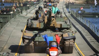 کره‌جنوبی و آمریکا در حال برگزاری رزمایش مشترک نظامی هستند