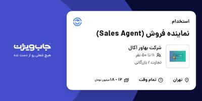 استخدام نماینده فروش (Sales Agent) در شرکت بهاور آکال