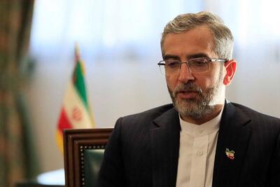 واکنش علی باقری به قطعنامه پیشنهادی اروپا علیه ایران