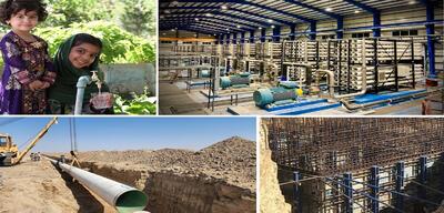 افتتاح ۴ پروژه بزرگ آب و فاضلاب از هامون تا مکران