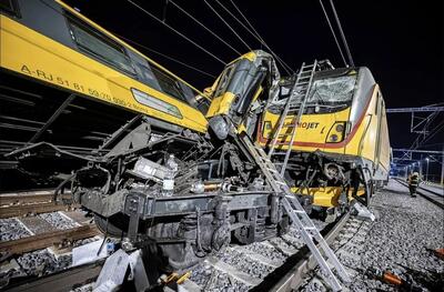 برخورد مرگبار دو قطار در جمهوری چک (فیلم)