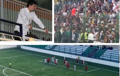 پیروزی شهرداری نوشهر و صعود به لیگ یک فوتبال کشور تقدیم به رئیس جمهور شهید شد