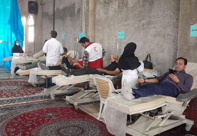 اهدای داوطلبانه بیش از ۲۱ هزار سی سی خون در اشتهارد