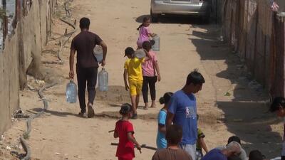بحران کمبود شدید آب شرب در نوار غزه همزمان با گرم‌شدن هوا