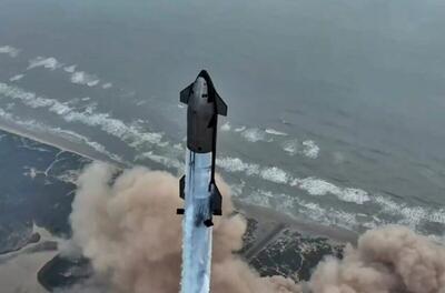(ویدئو) چهارمین پرتاب آزمایشی موشک استارشیپ