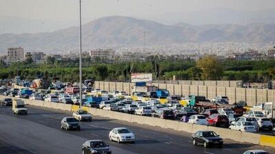 وضعیت جاده‌ها| ترافیک پرحجم در آزادراه قزوین – کرج