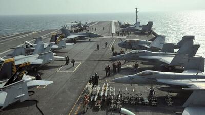 رزمایش دریایی مشترک آمریکا و کره جنوبی