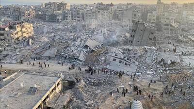 تعداد بمب‌های ریخته شده در غزه از تعداد بمب‌های جنگ جهانی دوم بیشتر شد
