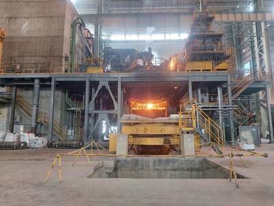 واحد صنعتی فولاد رادمهر چهارمحال و بختیاری پس از دو سال افتتاح شد