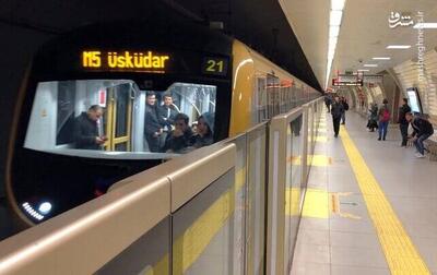 فیلم/ رفتار عجیب و خطرناک مسافران در مترو ترکیه