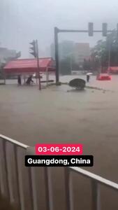 سیل و آبگرفتگی شدید در جنوب چین
