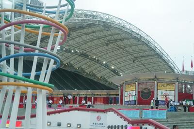 ورزشگاه ملی هنگ‌کنگ در انتظار تماشاگران (عکس)