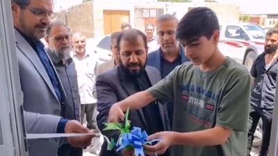 افتتاح باشگاه بدنسازی در روستای دشتخاک زرند