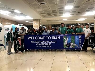 اعضای تیم کوراش ترکمنستان وارد تهران شدند