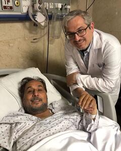 اولین عکس از مجید قناد بعد از عمل جراحی سخت