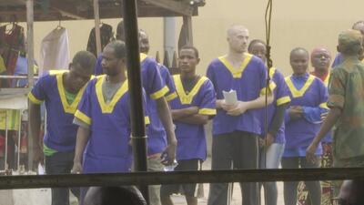(ویدئو) محاکمه ۵۰ کودتاگر ازجمله سه آمریکایی در کنگو