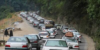 ترافیک دو کیلومتری در کندوان/ احتمال اجرای محدودیت تردد وجود دارد