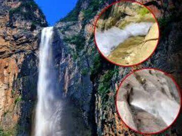 تبلیغات چینی‌ها درباره بلندترین آبشار آسیا دروغ از آب درآمد