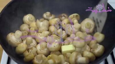 طرز تهیه خوراک مرغ کره ای با قارچ خوشمزه و فوری + ارزان / فیلم