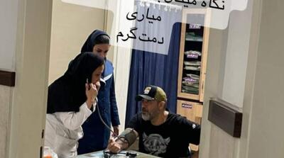 عکس | اولین تصاویر از حضور مجدد مهران غفوریان در بیمارستان - مردم سالاری آنلاین