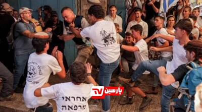خبرنگار فلسطینی در محاصره کفتارها +فیلم