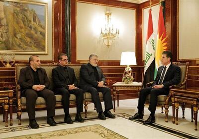 رییس اقلیم کردستان عراق با هیات ایرانی دیدار کرد