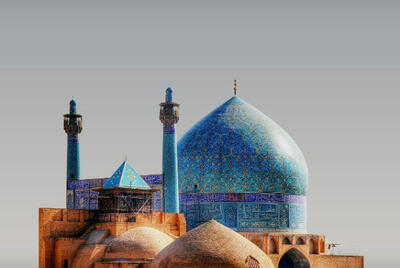 رهایی گنبد مسجد تاریخی امام اصفهان از حصار داربست‌ها پس از 14 سال