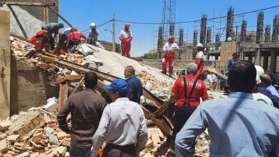 بازداشت مالک و سازنده ساختمان ریخته‌شده در پاکدشت