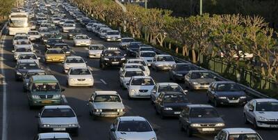 در کدام معابر تهران ترافیک سنگین است؟