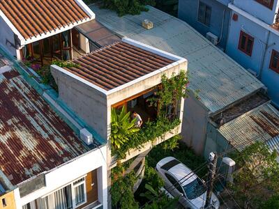 (تصاویر) خانه‌ای در ویتنام که با الهام از «آشیانۀ پرنده» ساخته شده است