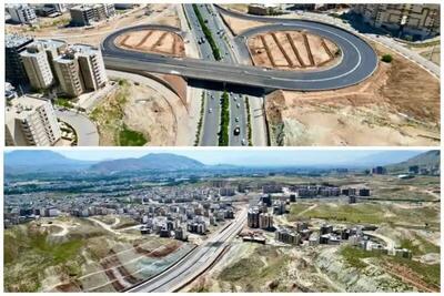 ساخت بزرگراه و تقاطع شهیدان آیت الله رئیسی و امیرعبداللهیان شیراز پایان یافت