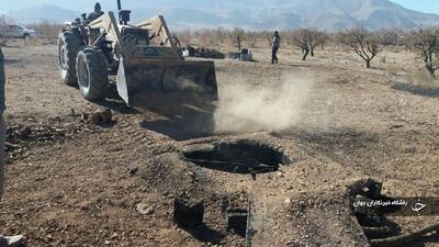 پرکردن بیش از ۲ هزار و ۳۰۰ حلقه چاه غیرمجاز در آذربایجان‌غربی