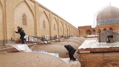 پایان مرمت سقف بازار میدان امام (ره) در اصفهان