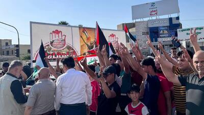 تظاهرات مردم عراق در محکومیت جنایات رژیم صهیونیستی
