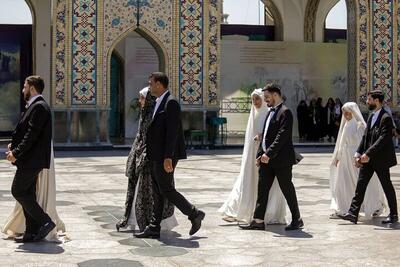 ازدواج ۲۲ زوج لبنانی در مشهد