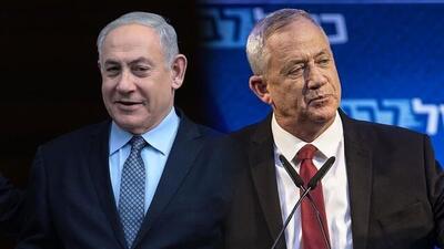 نتانیاهو دست به دامن گانتس شد