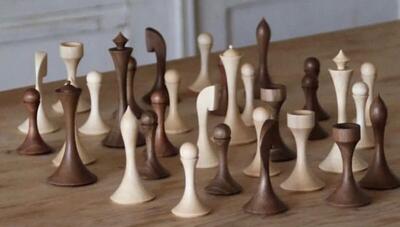 نمونه یک شطرنج کاملا مینیمال (عکس)