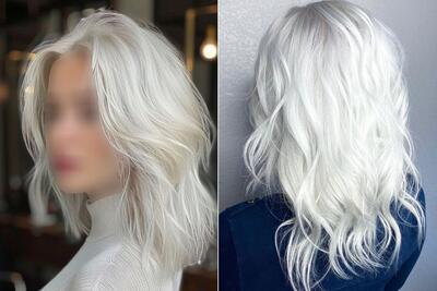 ۲۸ مدل رنگ موی سفید یخی زنانه که عاشقشان می‌شوید؛ اگر یک تغییر اساسی می‌خواهید، این رنگ مو را انتخاب کنید - چی بپوشم