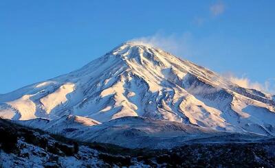 اولین تصاویری که از قله دماوند گرفته شد+عکس
