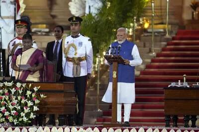 «نارندرا مودی» برای سومین دوره متوالی نخست وزیر هند شد