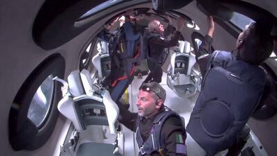اولین تصاویر از پرواز هواپیمای فضایی یونیتی  با ۶ نفر | ویدئو