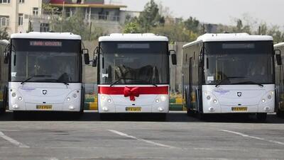 ورود ۱۰۰ دستگاه اتوبوس‌ نو به تهران از فردا