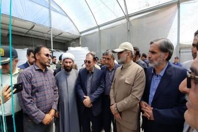بازدید وزیر کشور از شهرک گلخانه‌ای امام رضا (ع) مانه