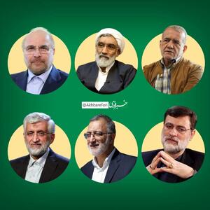 ۶ کاندیدا و ۴ سناریو / از کامبک لاریجانی تا تکرار دوم خرداد پس از ۲۷ سال / باید به سومین رئیس‌جمهور مشهدی سلام کرد؟