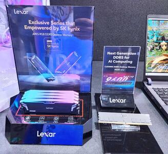 نمایش جدیدترین حافظه‌ها و SSD‌های لکسار در کامپیوتکس 2024