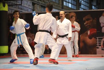 گزارش تصویری از باشگاه کاراته دکتر شریعتی در منطقه ۱۶تهران