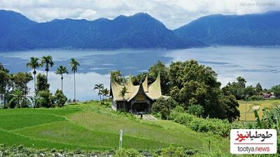 (ویدئو)آرامش بی نظیر در دریاچه ای زیبا واقع در جزیره سوماترا، اندونزی/ بیشتر شبیه بهشته تا زمین