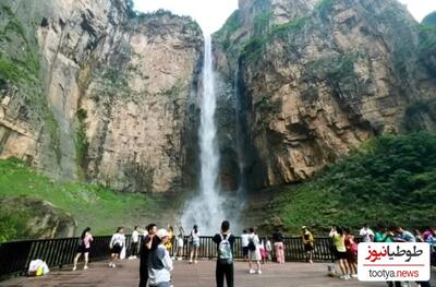 (عکس) مرتفع ترین آبشار چین قلابی از آب درآمد!/ تبلیغات چینی‌ها درباره بلندترین آبشار آسیا دروغ از آب درآمد