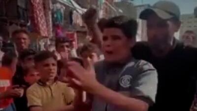 بیرون آمدن نوای امید از حنجره دردمند کودکان غزه + فیلم